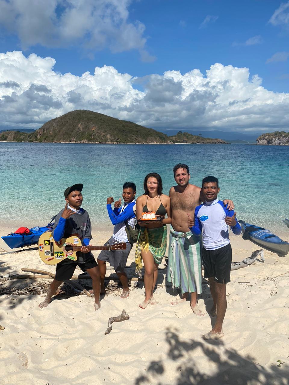 Birthday on the beach: Komodo Kayaking adventures - exploring UNESCO World Heritage park in serenity with local experts.