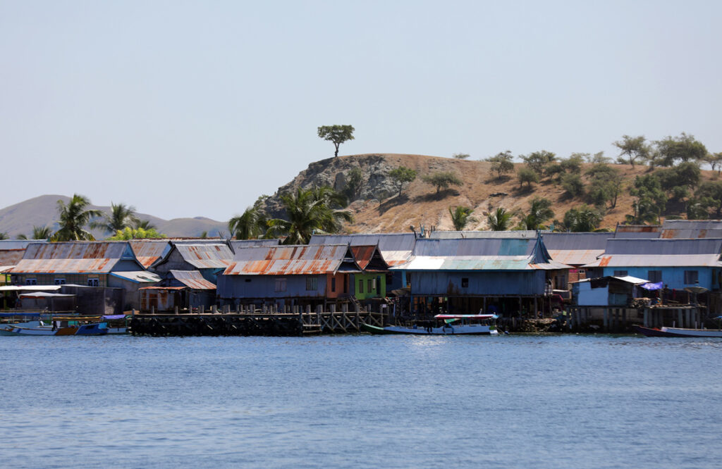 mesa village inside Komodo Park - komodo kayaking images